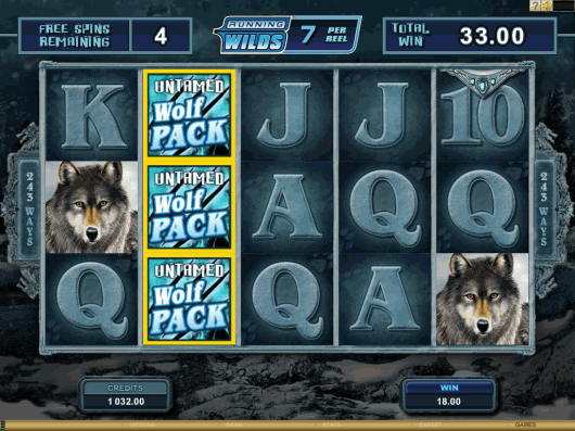 untamedwolf3 Untamed Wolf Pack Pokies Game